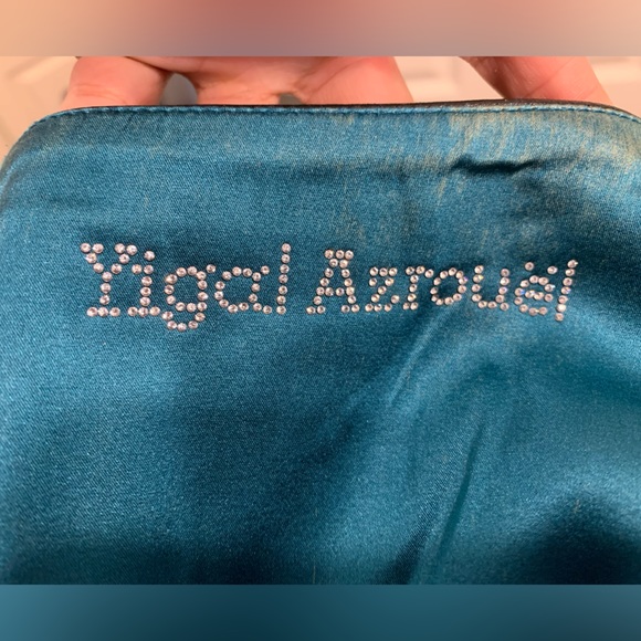 Yigal Azrouel 100% Black Leather Skirt Size 8 Knee Length Fitted Trumpet Bodycon - Picture 5 of 10